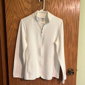 Croft & Barrow quilted fleece jacket Women’s M